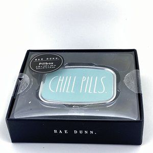 Blue Rae Dunn Chill Pills Pill Box